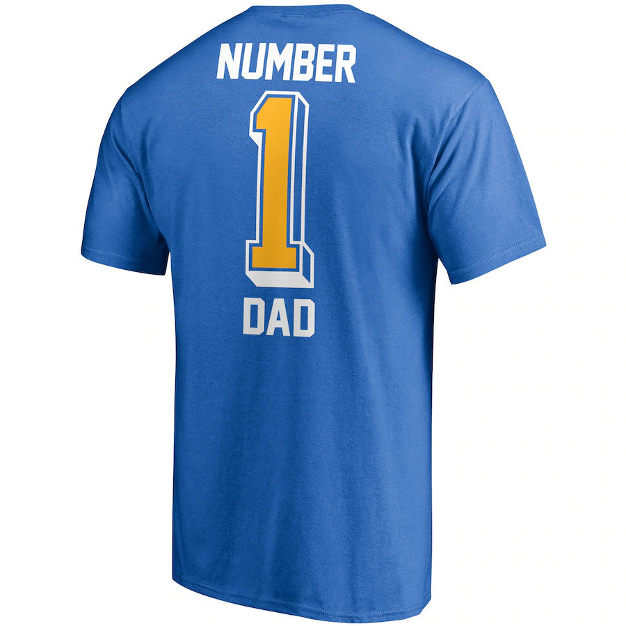 CAMISETA DEL DÍA DEL PADRE DE LOS ANGELES CHARGERS PARA HOMBRE