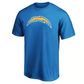 LOS ANGELES CHARGERS MEN'S PRIMARY LOGO TEE - POWDER BLUE