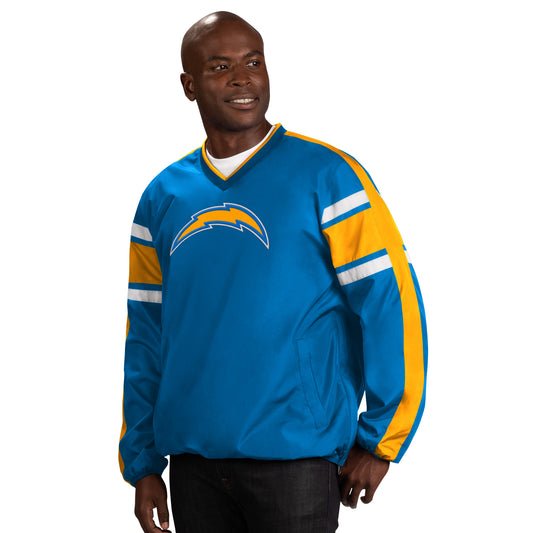 LOS ANGELES CHARGERS MEN'S SWING ROUTE WINDBREAKER JACKET