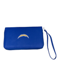 LOS ANGELES CHARGERS PEBBLE ZIP ORGANIZER WALLET