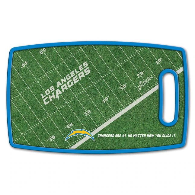 LOS ANGELES CHARGERS RETRO CUTTING BOARD