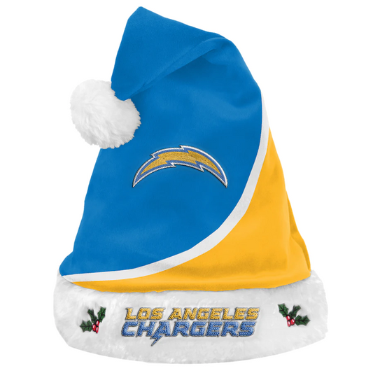 LOS ANGELES CHARGERS SANTA HAT