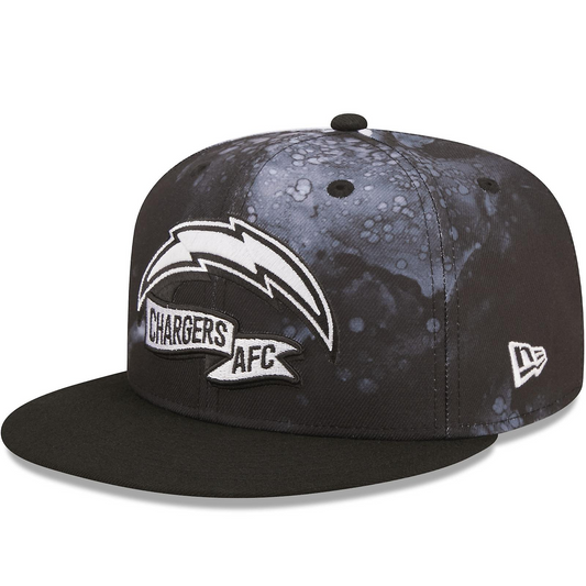 GORRA SNAPBACK 9FIFTY DE LOS ANGELES CHARGERS SIDELINE - TINTA NEGRA/BLANCO