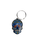 LOS ANGELES CHARGERS SUGAR SKULL KEYCHAIN