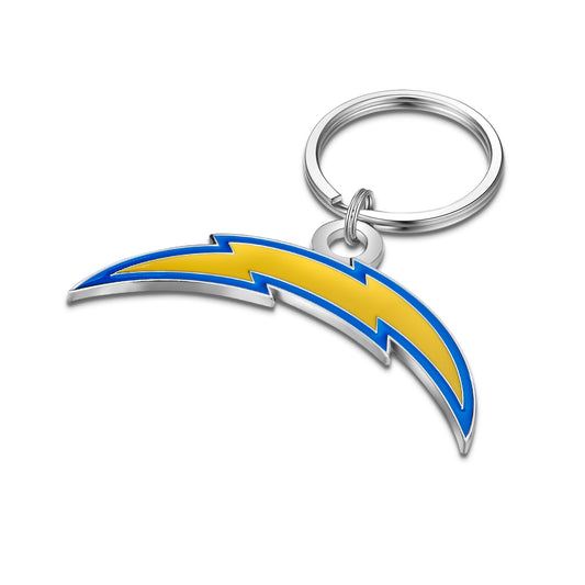 LLAVERO CON LOGOTIPO DEL EQUIPO LOS ANGELES CHARGERS