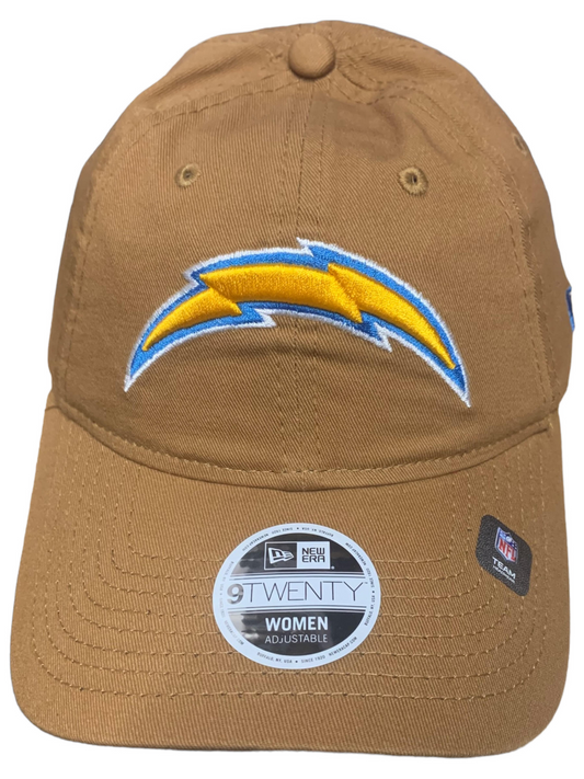 GORRO AJUSTABLE CORE CLASSIC 9TWENTY PARA MUJER LOS ANGELES CHARGERS - TAN