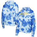 LOS ANGELES CHARGERS WOMEN'S TIE DYE HOODIE SWEATSHIRT