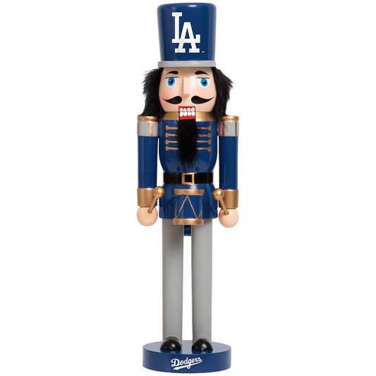 LOS ANGELES DODGERS 14" TEAM HOLIDAY NUTCRACKER