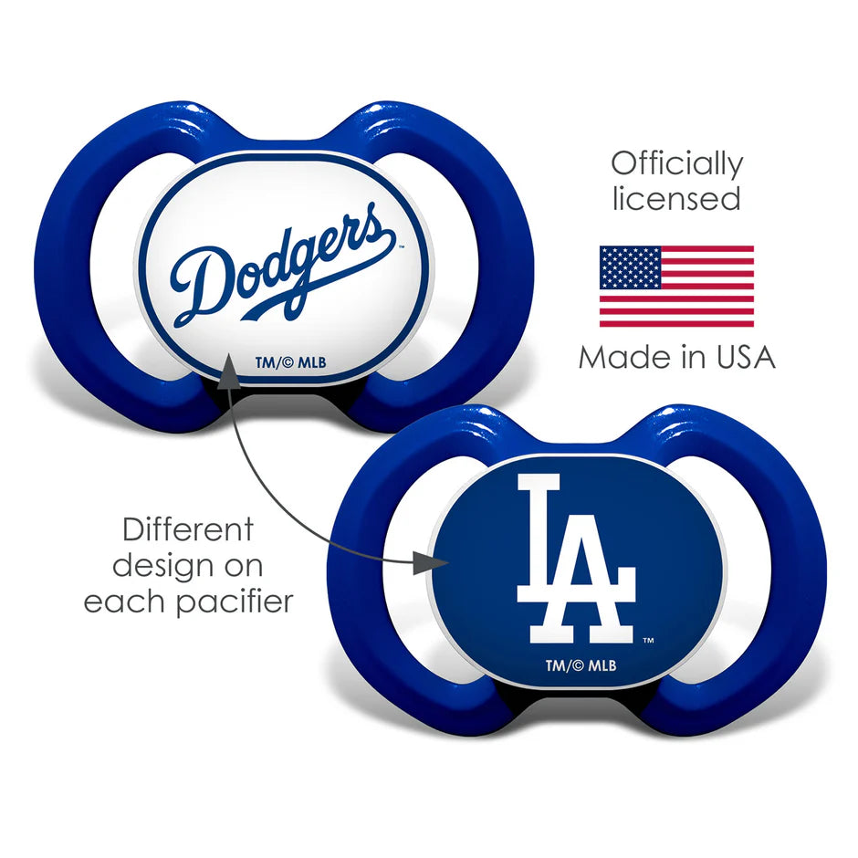 LOS ANGELES DODGERS PACK DE 2 CHUPETES