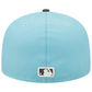 LOS ANGELES DODGERS 2-TONE COLOR PACK 59FIFTY FITTED HAT - LIGHT BLUE/ CHARCOAL