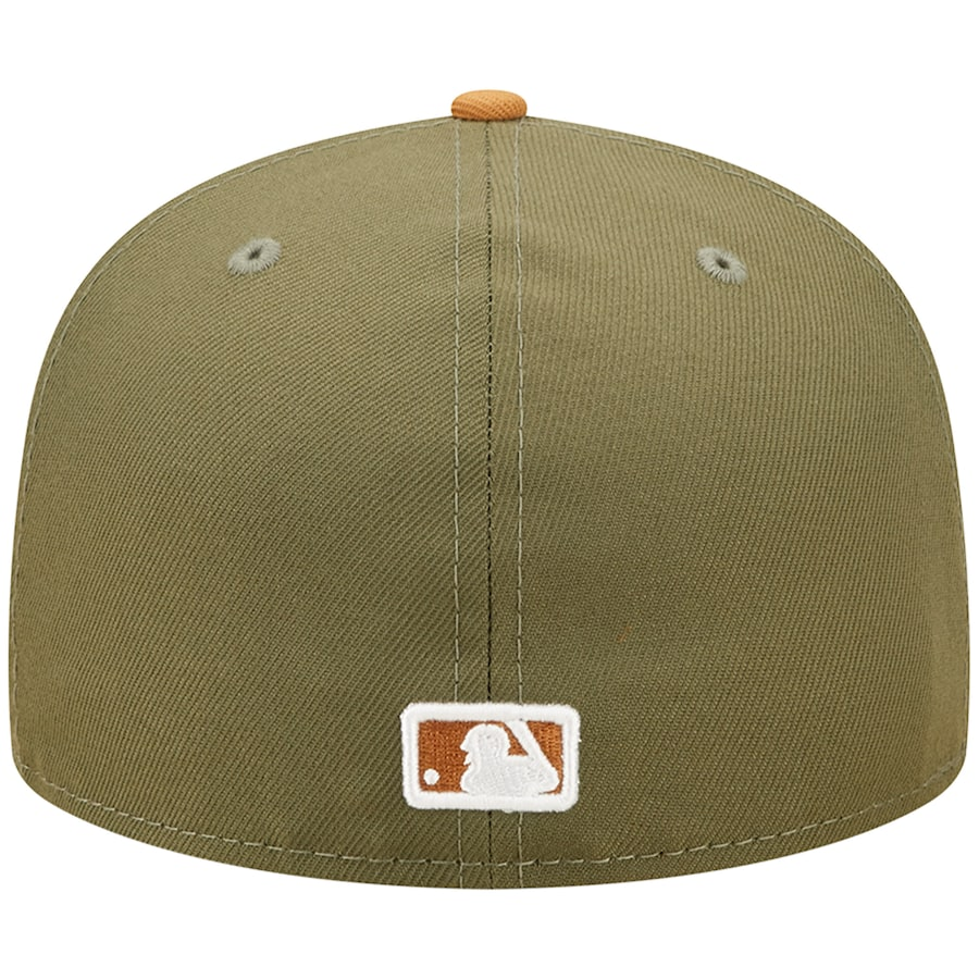 LOS ANGELES DODGERS 2-TONE COLOR PACK 59FIFTY SOMBRERO AJUSTADO - OLIVA/ MARRÓN