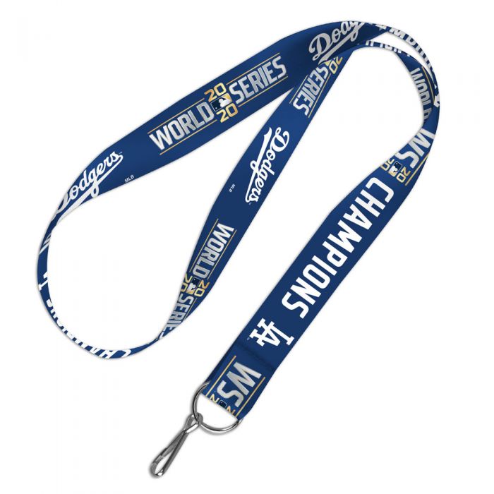 LOS ANGELES DODGERS 2020 WORLD SERIES CHAMPS LANYARD