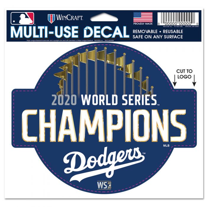 LOS ANGELES DODGERS 2020 WORLD SERIES CHAMPS MULTICALCOMANÍA