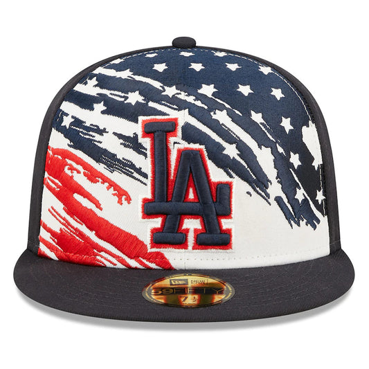 LOS ANGELES DODGERS 2022 4 DE JULIO 59FIFTY SOMBRERO AJUSTADO