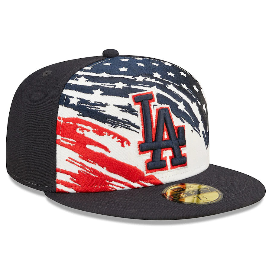 LOS ANGELES DODGERS 2022 4 DE JULIO 59FIFTY SOMBRERO AJUSTADO