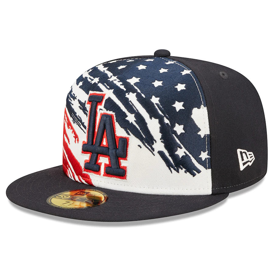 LOS ANGELES DODGERS 2022 4 DE JULIO 59FIFTY SOMBRERO AJUSTADO