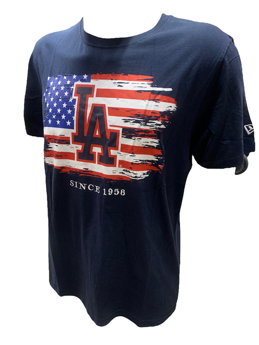 LOS ANGELES DODGERS 2022 MEN'S 4TH OF JULY T-SHIRT