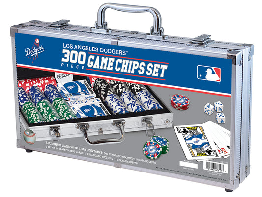 LOS ANGELES DODGERS 300 PIECE POKER SET