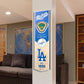 LOS ANGELES DODGERS 3D STADIUM VIEW WOOD BANNER