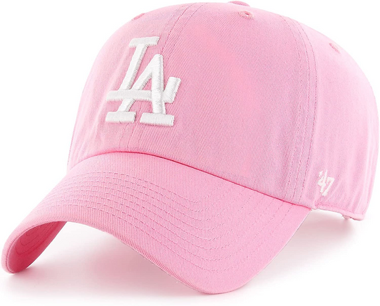 GORRO DE LIMPIEZA AJUSTABLE DE LA MARCA 47 DE LOS ANGELES DODGERS - ROSA