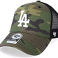 LOS ANGELES DODGERS 47 BRAND ADJUSTABLE TRUCKER HAT - CAMO