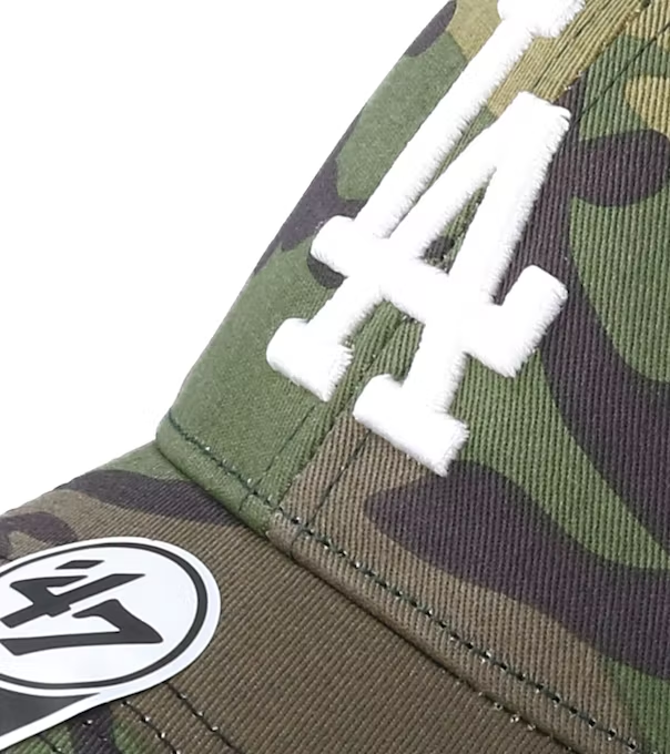 LOS ANGELES DODGERS 47 BRAND ADJUSTABLE TRUCKER HAT - CAMO