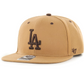 LOS ANGELES DODGERS 47' BRAND CAPTAIN ADJUSTABLE SNAPBACK HAT - CAMEL