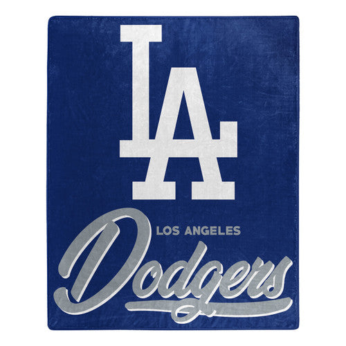 LOS ANGELES DODGERS SIGNATURE 50"X60" RASCHEL THROW BLANKET
