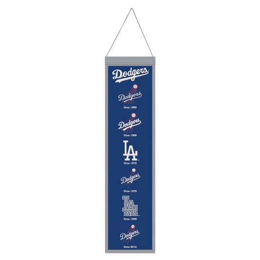 LOS ANGELES DODGERS 8" X 32" EVOLUTION WOOL BANNER