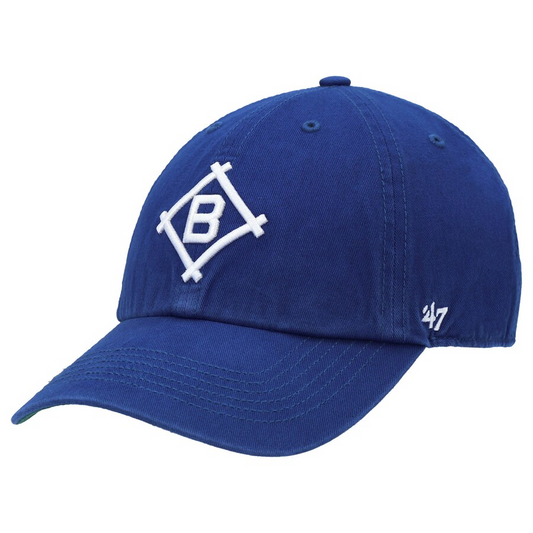 LOS ANGELES DODGERS ADJUSTABLE 47 BRAND CLEAN UP HAT - COOP