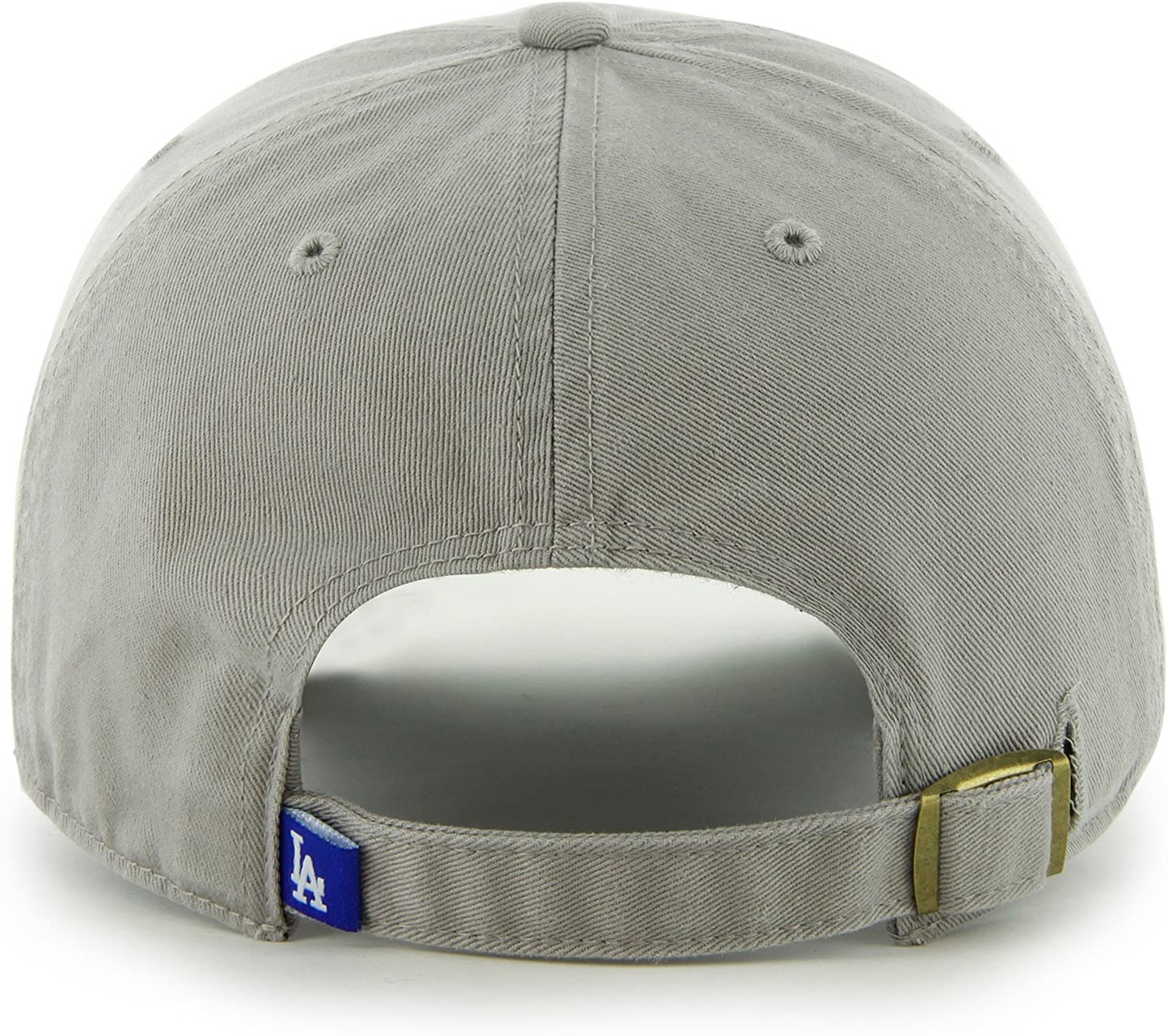 LOS ANGELES DODGERS ADJUSTABLE 47 BRAND CLEAN UP HAT - GREY/TEAM