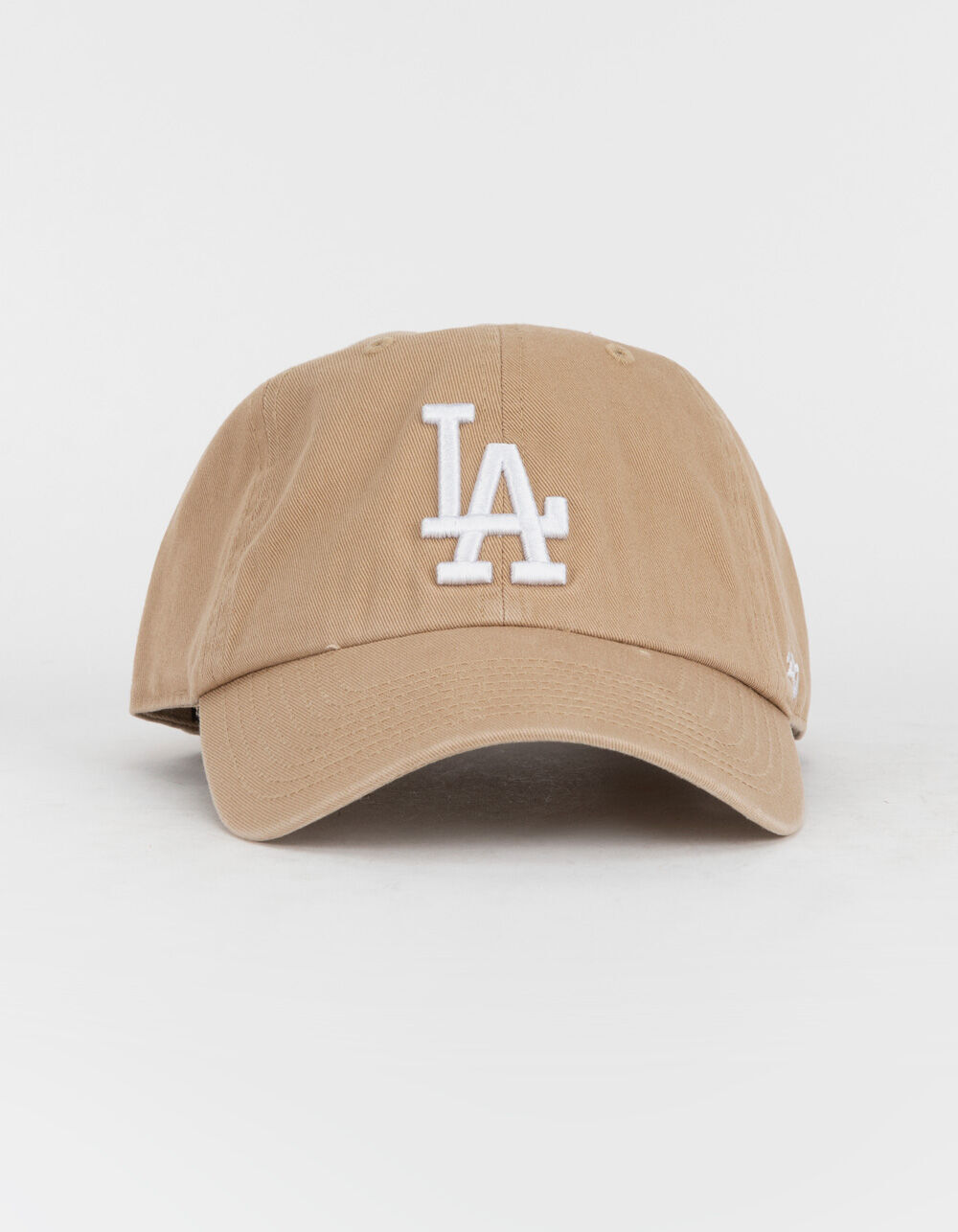 LOS ANGELES DODGERS ADJUSTABLE 47 BRAND CLEAN UP HAT - KHAKI