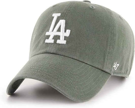 GORRO DE LIMPIEZA AJUSTABLE DE LA MARCA 47 DE LOS ANGELES DODGERS - VERDE MUSGO