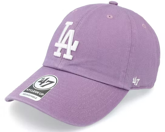 LOS ANGELES DODGERS ADJUSTABLE 47 BRAND CLEAN UP HAT - IRIS
