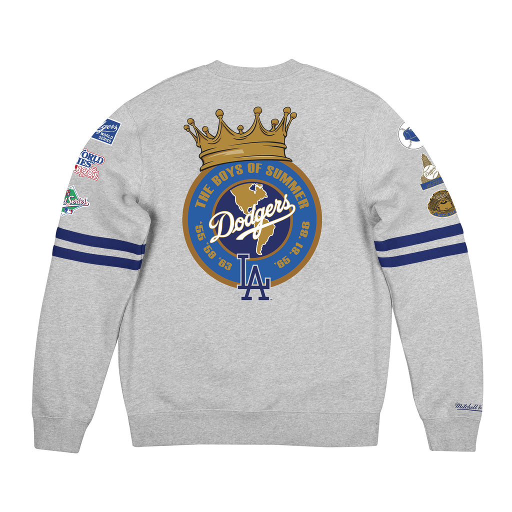 LOS ANGELES DODGERS ALL OVER PRINT FLEECE SWEATER