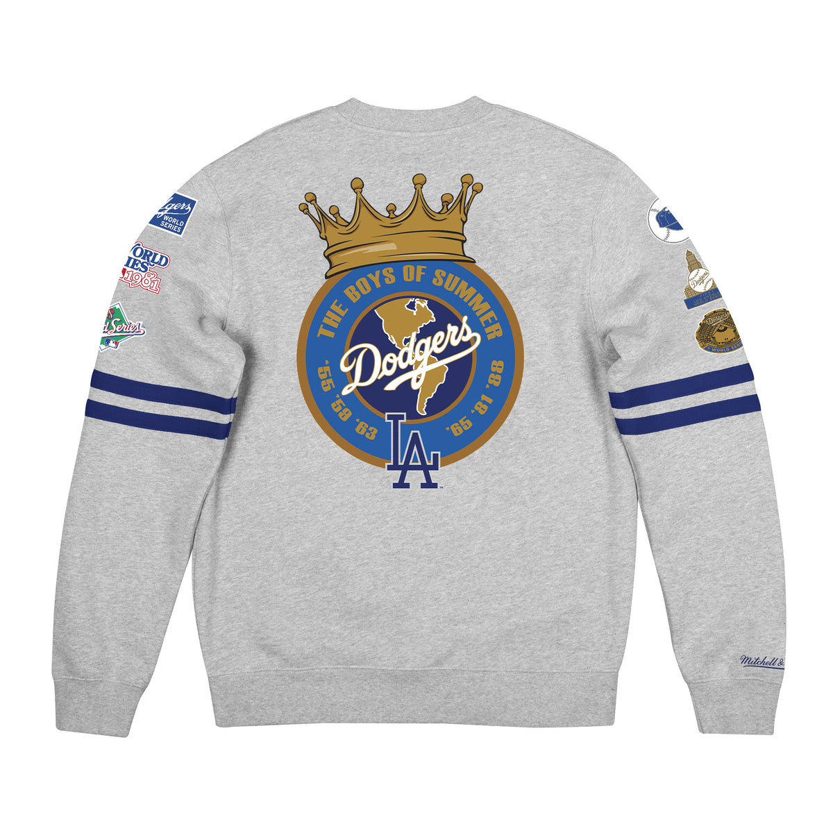 LOS ANGELES DODGERS ALL OVER PRINT FLEECE SWEATER