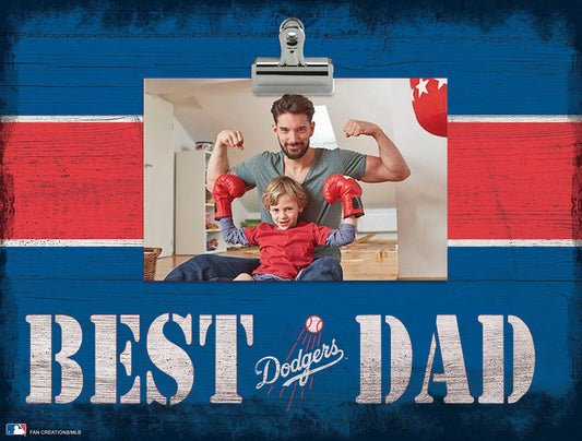 LOS ANGELES DODGERS BEST DAD PHOTO CLIP FRAME