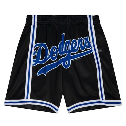 LOS ANGELES DODGERS VOLAN PANTALONES CORTOS DE CARA GRANDE