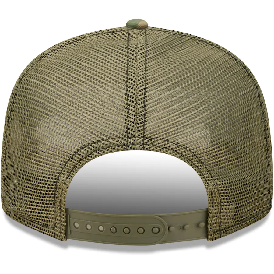 LOS ANGELES DODGERS CAMO TRUCKER 9FIFTY SNAPBACK HAT JR S SPORTS