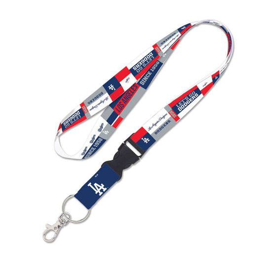 LOS ANGELES DODGERS COLOR BLOCK LANYARD
