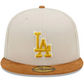 LOS ANGELES DODGERS CORD VISOR 59FIFTY FITTED HAT (CORDUROY BRIM)