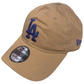 LOS ANGELES DODGERS CORE CLASSIC 9TWENTY ADJUSTABLE HAT - LIGHT BRONZE