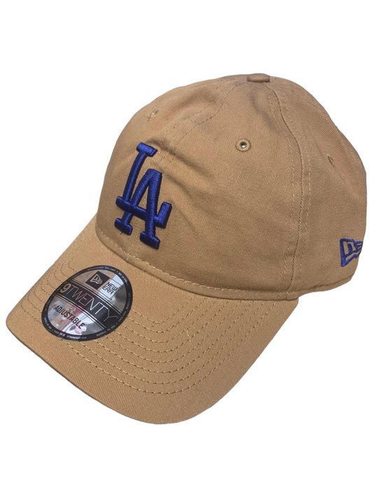 LOS ANGELES DODGERS CORE CLASSIC 9TWENTY ADJUSTABLE HAT - TAN