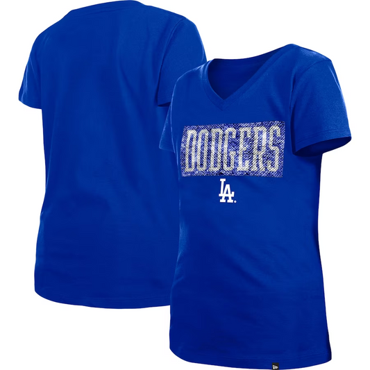 LOS ANGELES DODGERS GIRLS TEAM SEQUINS T-SHIRT