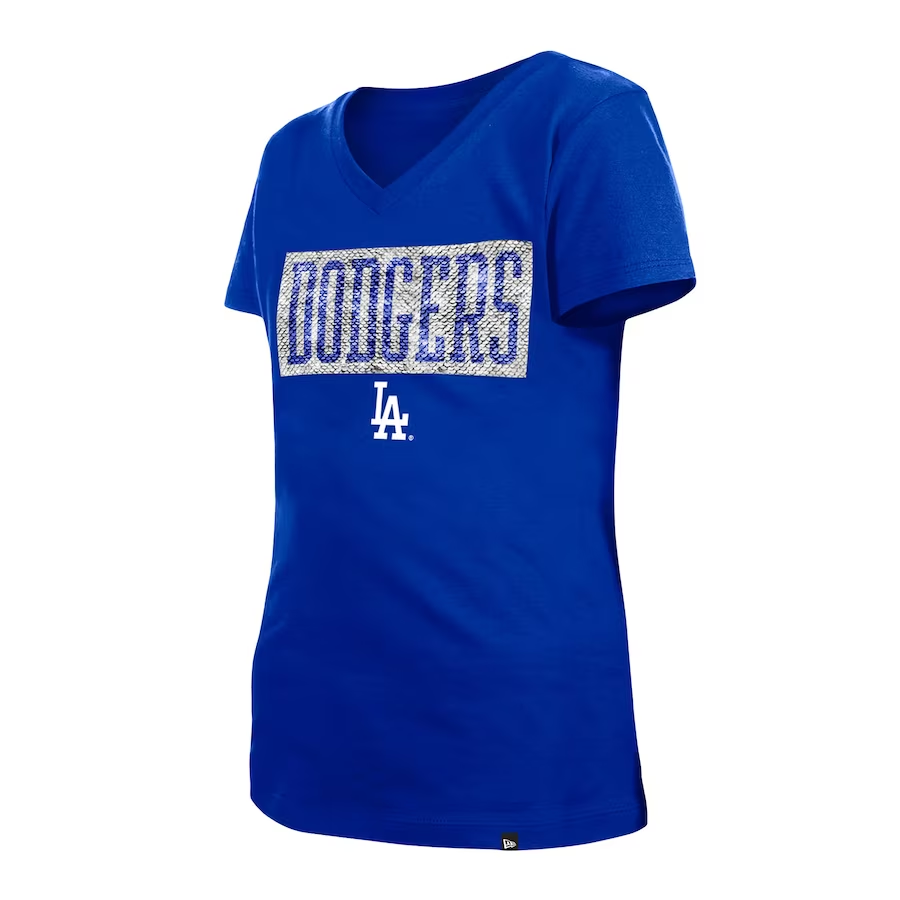 CAMISETA LENTEJUELAS EQUIPO NIÑA LOS ANGELES DODGERS