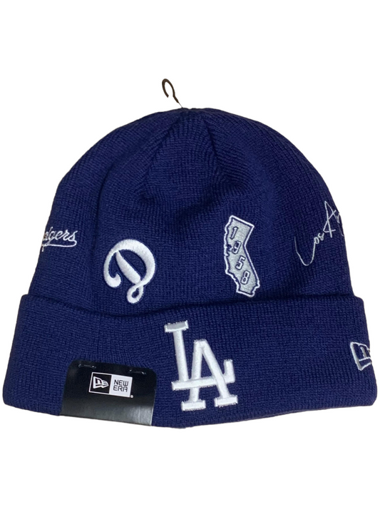 LOS ANGELES DODGERS IDENTITY KNIT BEANIE HAT