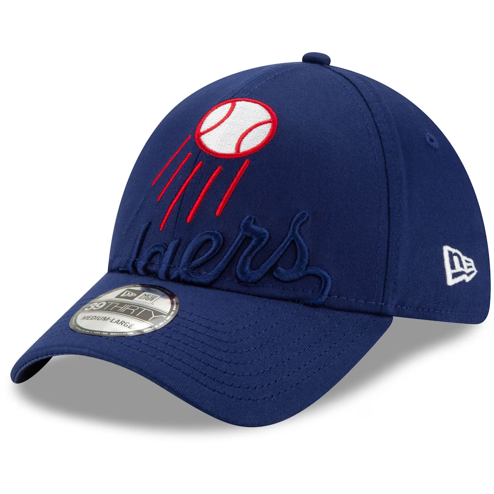 LOS ANGELES DODGERS LOGO ELEMENTS 39THIRTY FLEX FIT HAT - BLUE