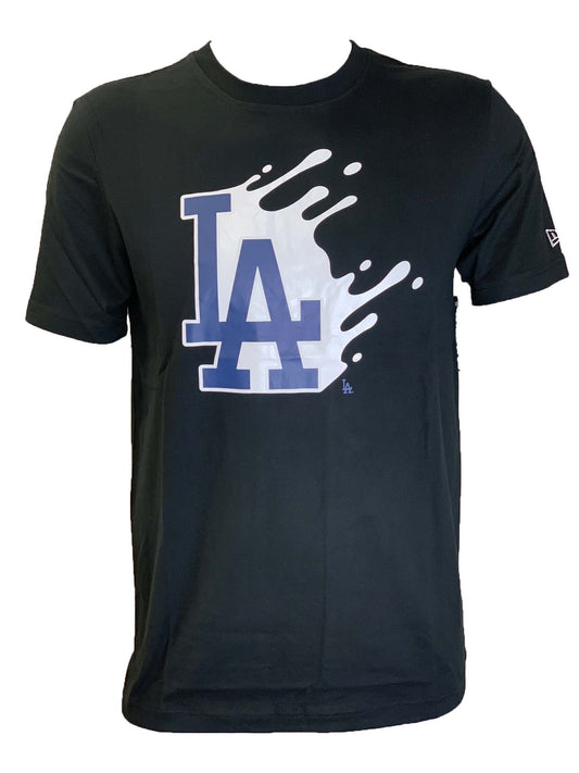 LOS ANGELES DODGERS LOGO SPLATTER T-SHIRT