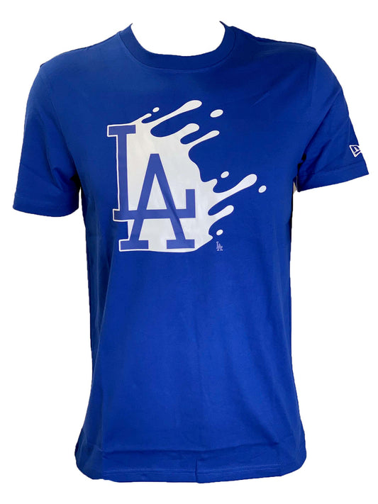 LOS ANGELES DODGERS LOGO SPLATTER T-SHIRT