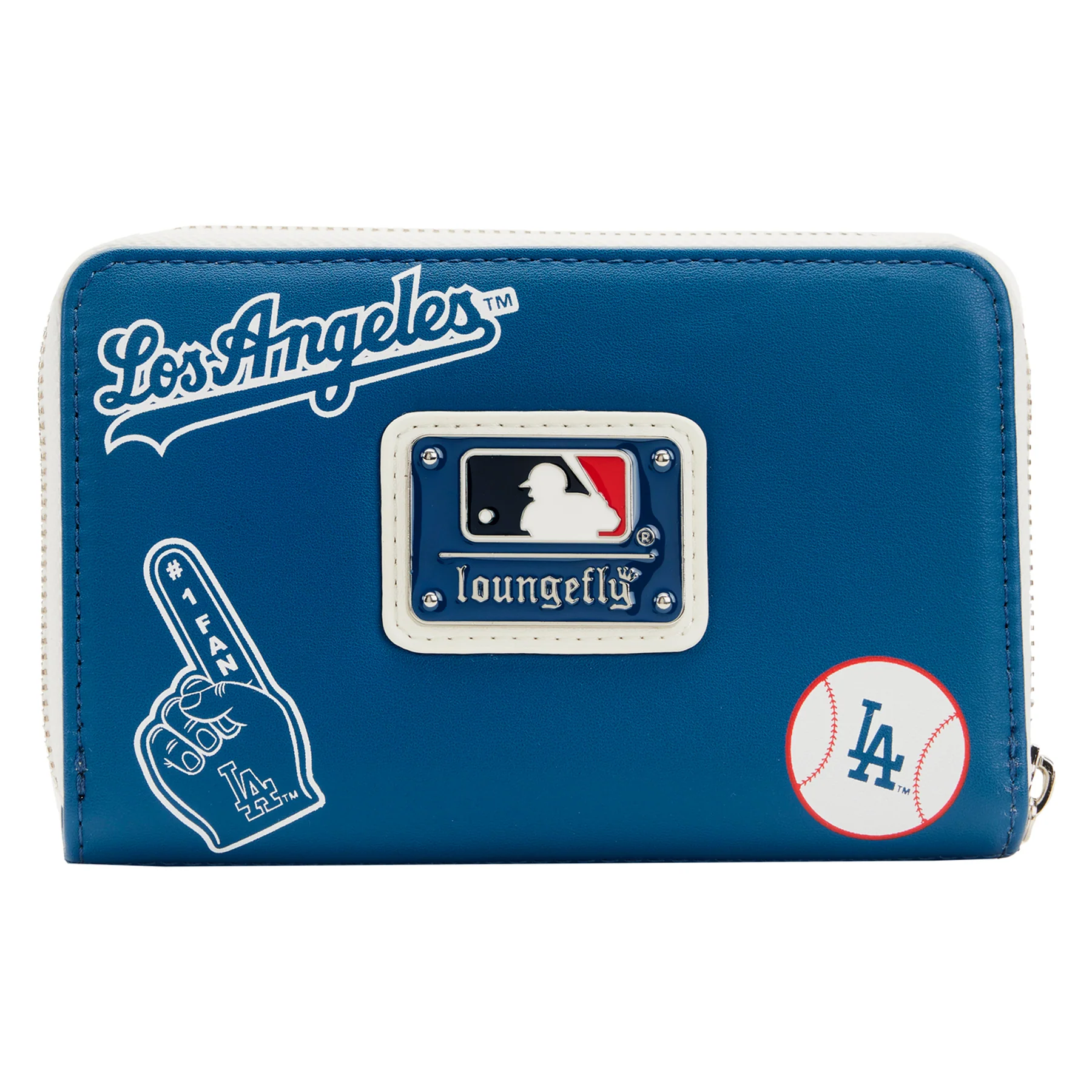 Loungefly MLB Los Angeles Dodgers Patches Zip-Around Wallet